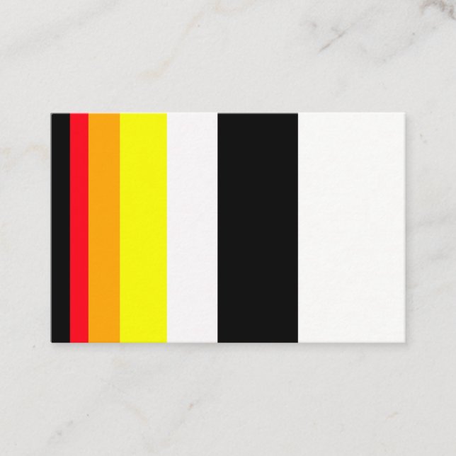 Autumn lines business card (Front)