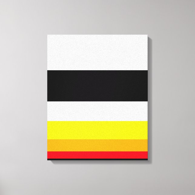 Autumn lines canvas print (Front)