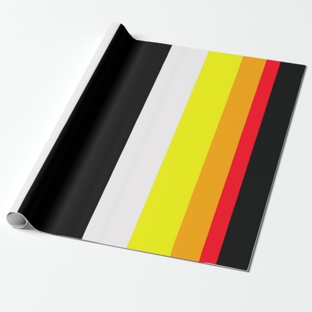 Autumn lines wrapping paper (Unrolled)