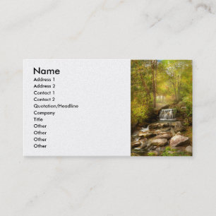 Autumn - Live stream Business Card