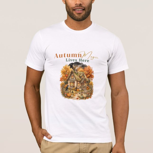 Autumn Magic Lives Here T-Shirt (Front)