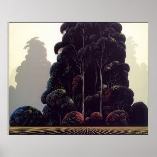 Autumn - Magic Realism Eyvind Earle Poster