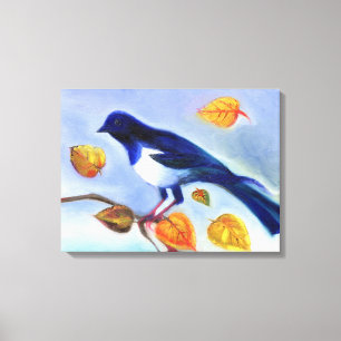 Autumn Magpie 2012 Canvas Print