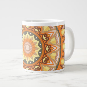 Autumn Mandala Large Coffee Mug