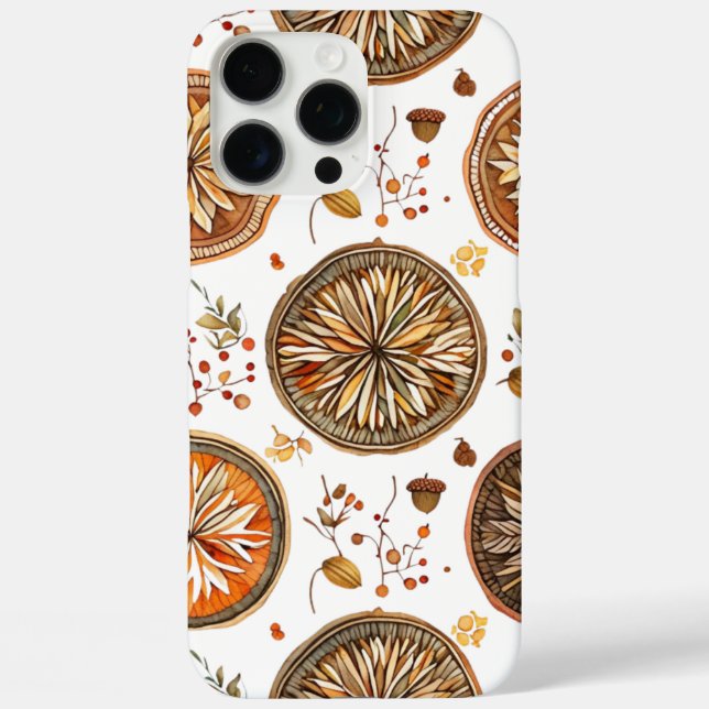Autumn Mandala Pattern Case-Mate iPhone Case (Back)