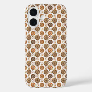 Autumn Mandala Yarn Watercolor Pattern iPhone 16 Case