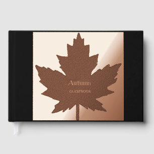 Autumn Maple Leaf Guestbook