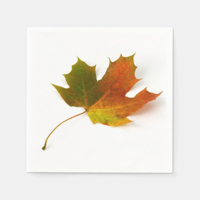 Autumn Maple Leaf Napkin (Front)