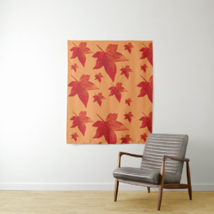 Autumn Maple Leaf Tapestry
