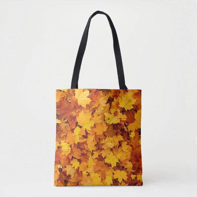 Autumn Maple Leaves Tote Bag (Front)