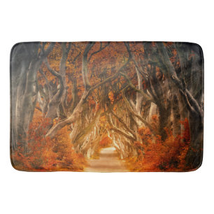Autumn maple tree forest fall woods foliage bath mat