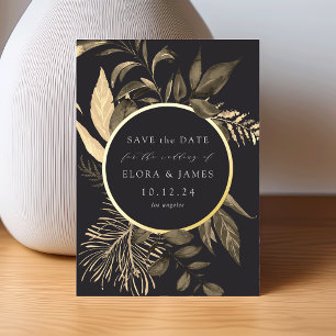 Autumn Meadow Foil Save the Date Card