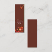 Autumn Mesmerising Mini Bookmark 