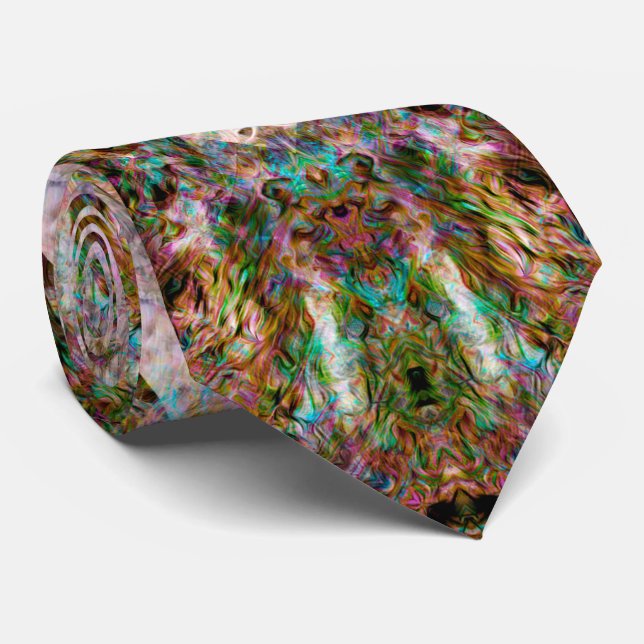 Autumn Mirage Tie (Rolled)