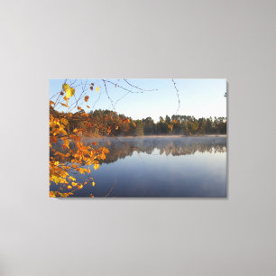 Autumn Mist stretched canvas print