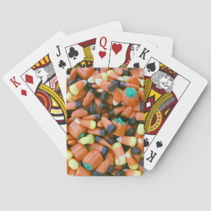 Autumn MIx Candy Corn Playing Cards