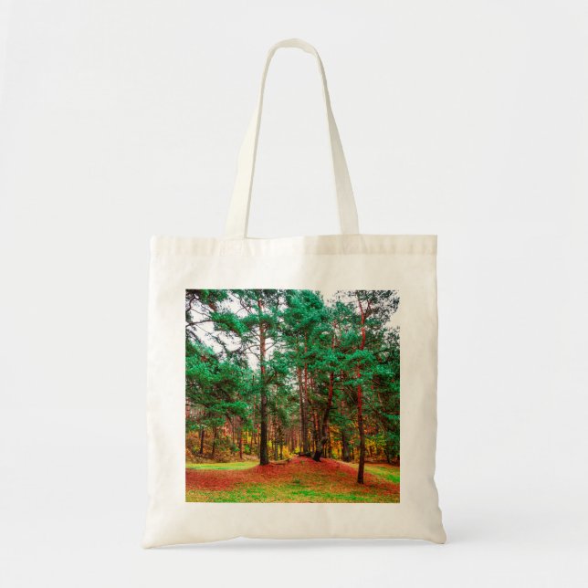 Autumn mixed forest tote bag (Front)