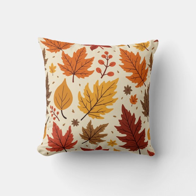 Autumn mood pillow cushion (Front)