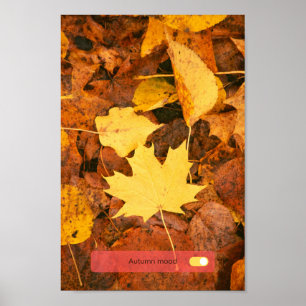 Autumn mood poster