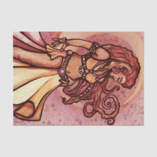 Autumn Moon Belly Dancer Goddess Tissue Paper