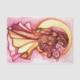 Autumn Moon Goddess Belly Dancer Tissue Paper