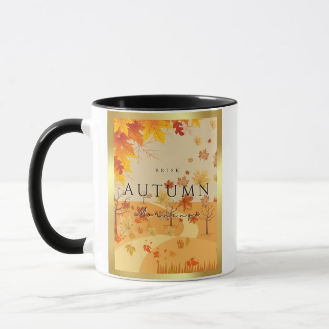 Autumn Morning and Evening  Mug (Left)