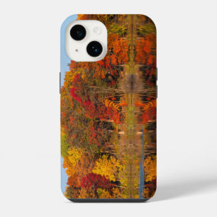 autumn morning at marthaler park and pond iPhone 14 case