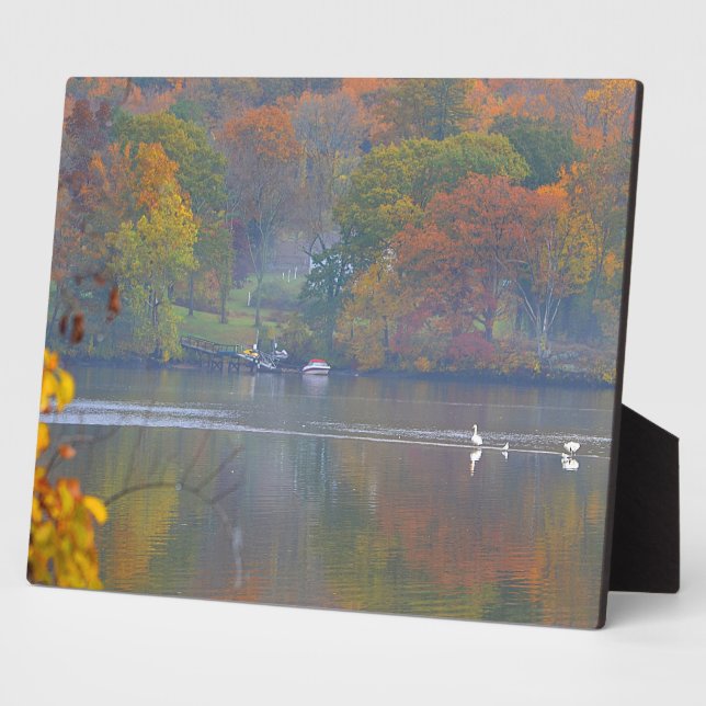 Autumn Morning Plaque (Side)