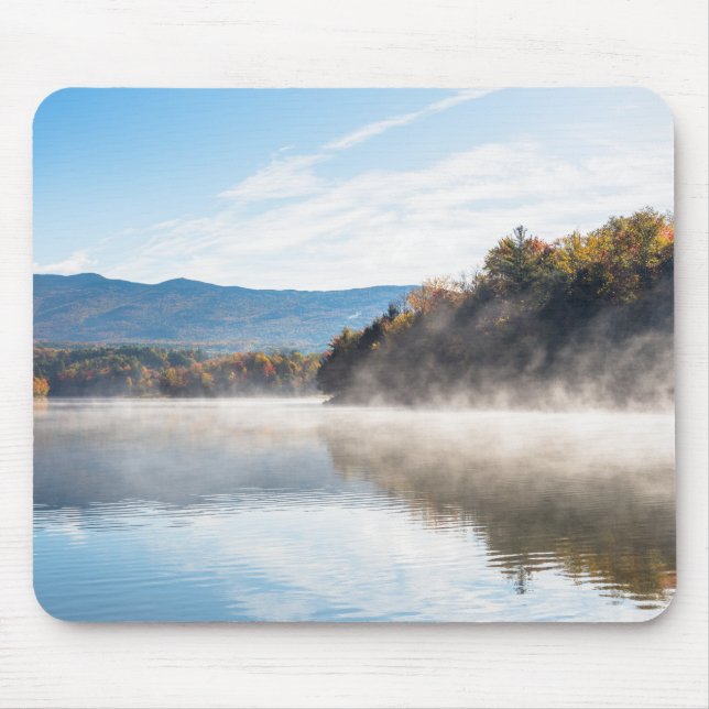 Autumn Morning View Mouse Pad (Front)
