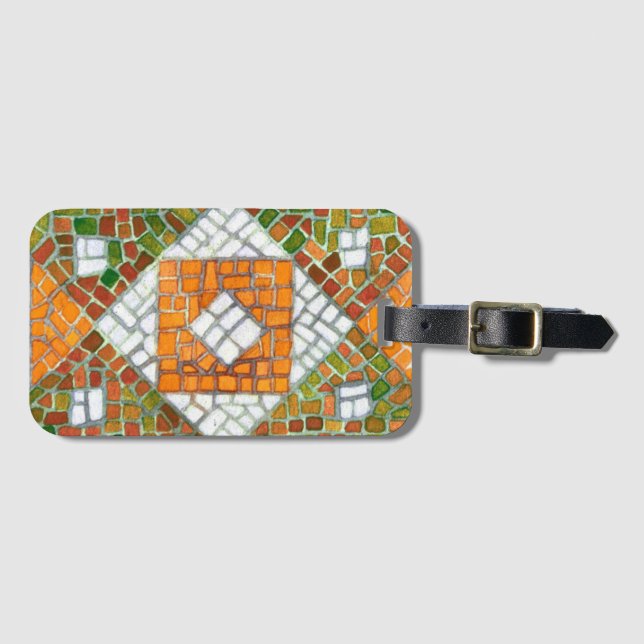 AUTUMN MOSAIC Luggage Tag (Front Horizontal)