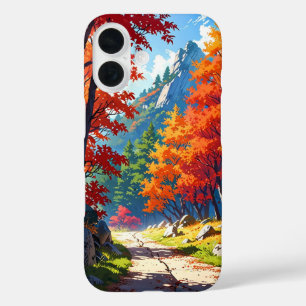 Autumn Mountain Trail iPhone 16 Case