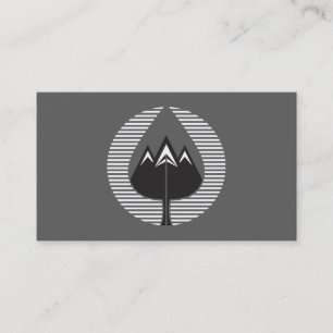 autumn mountains business card