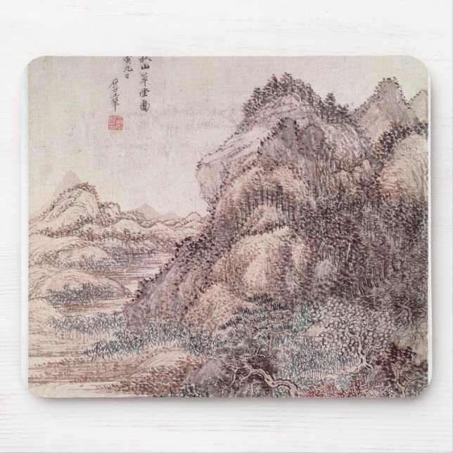 Autumn Mountains Mouse Mat (Front)