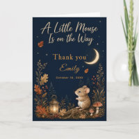 Autumn Mouse Baby Shower