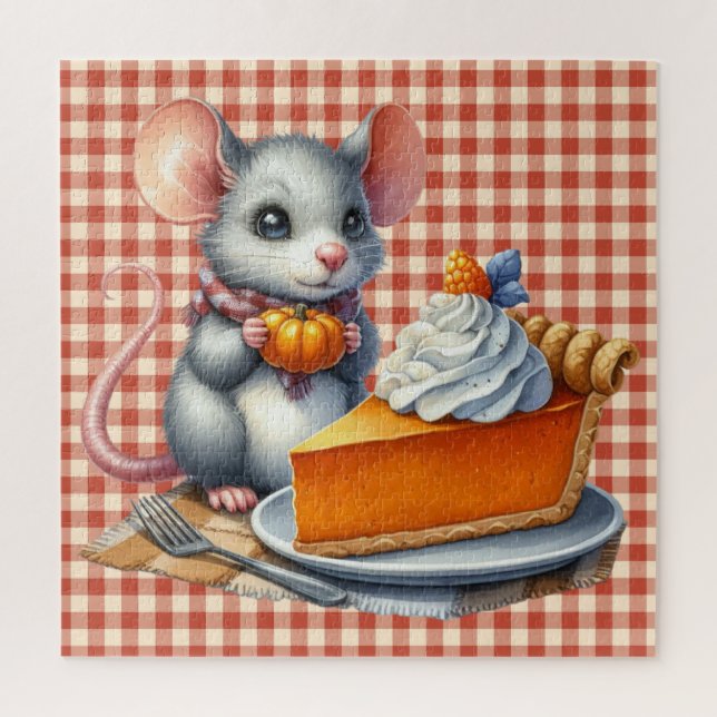 Autumn Mouse Puzzzle Jigsaw Puzzle (Vertical)