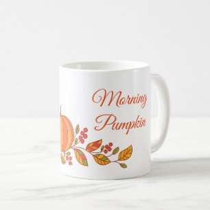 Autumn Mug-Morning Pumpkin Coffee Mug