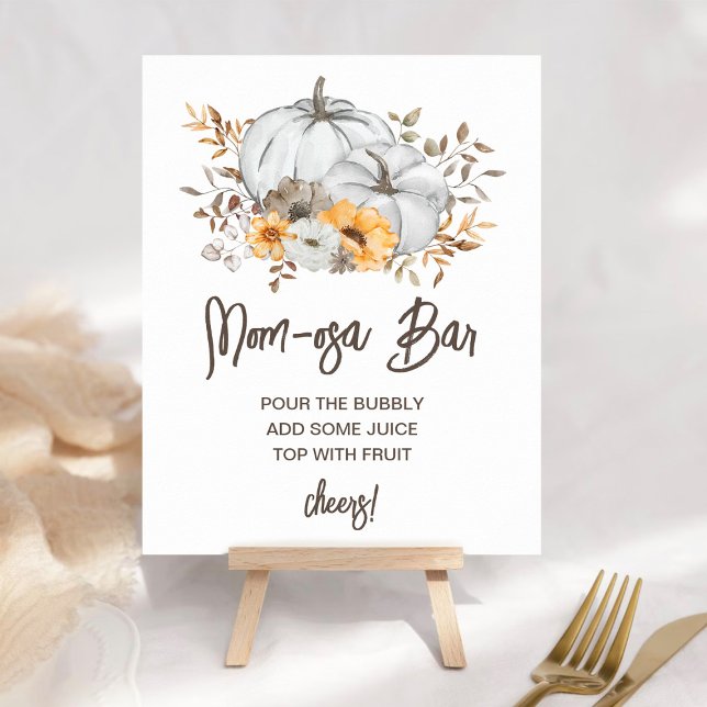 Autumn Mum-osa Bar Poster (Creator Uploaded)