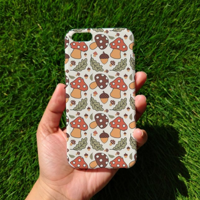 Autumn Mushroom & Acorn Phone Case (Creator Uploaded)