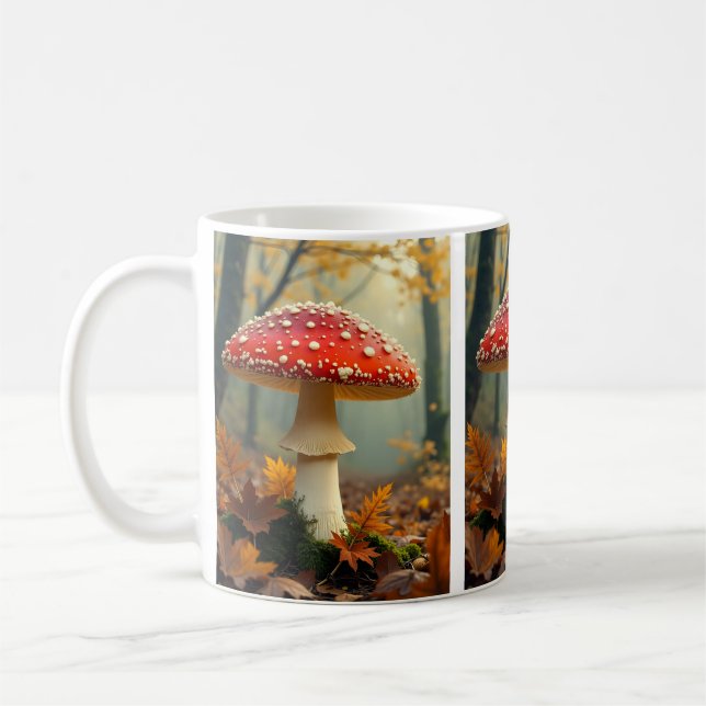 Autumn Mushroom Mug (Left)