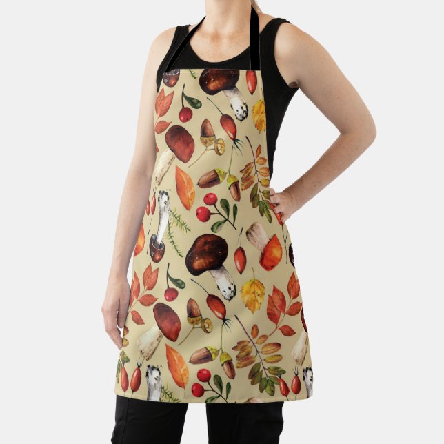 Autumn mushrooms  apron (Insitu)