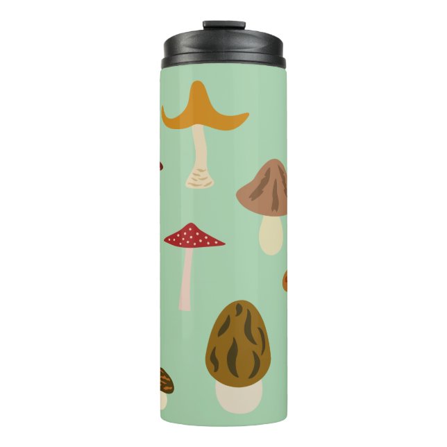 Autumn Mushrooms Thermal Tumbler (Front)