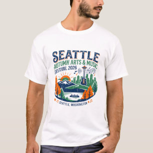 Autumn Music And Harbour Festival Seattle 2026 Sea T-Shirt