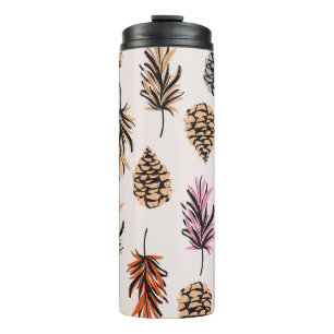 Autumn Nature: Trendy Vintage Seamless. Thermal Tumbler