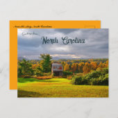 Autumn Near Mt Airy North Carolina Postcard (Front/Back)