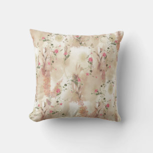 Autumn Neutral-toned Elegant Botanical theme Cushion