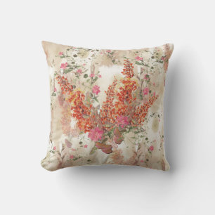 Autumn Neutral-toned Elegant Botanical theme Cushion