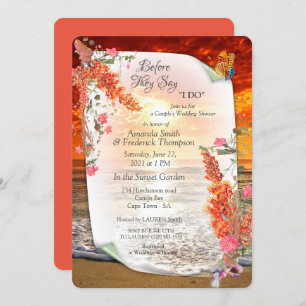 Autumn Neutral-toned Elegant Botanical theme Invitation