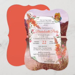 Autumn Neutral-toned Elegant Botanical theme Invitation