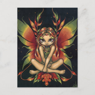 "Autumn Night Fairy" Postcard