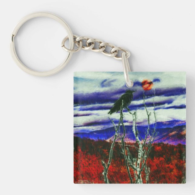 Autumn Night Key Ring (Front)